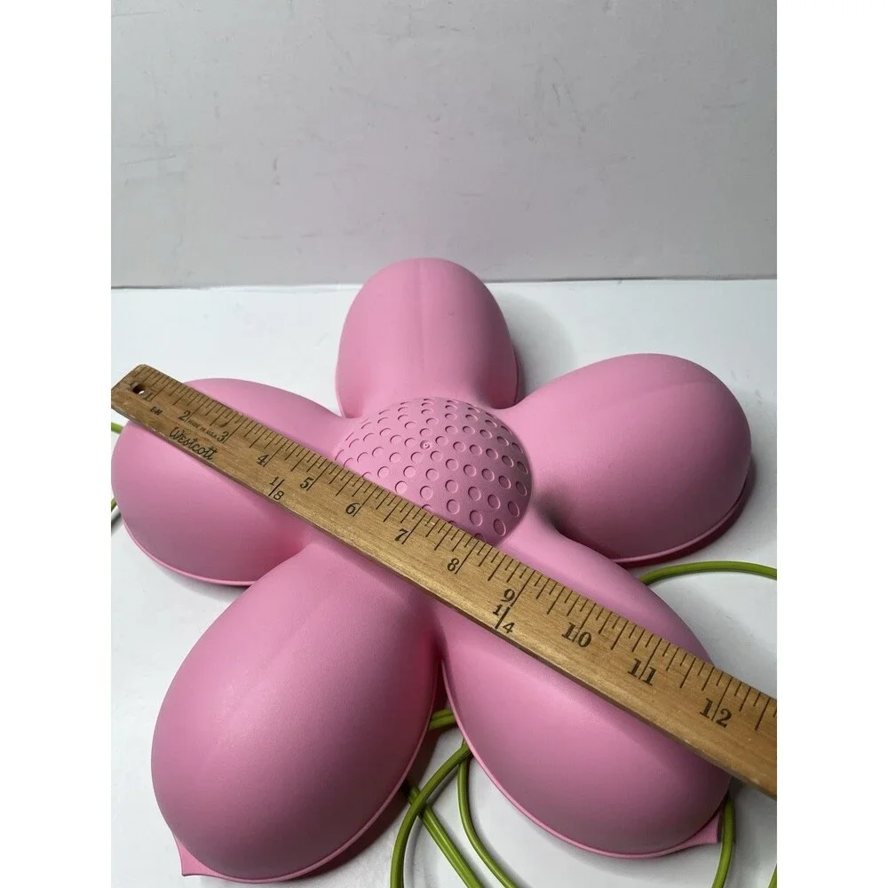 VTG IKEA Smila Blomma Flower Daisy Wall Hanging Sconce Light Lamp Pink 14